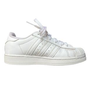 Adidas White Superstar Leather Sneakers EUC 12k